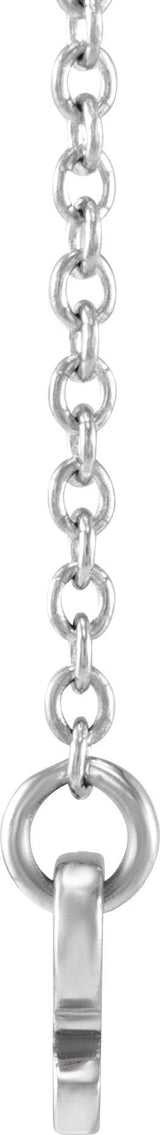 Platinum Sagittarius Necklace - view 3