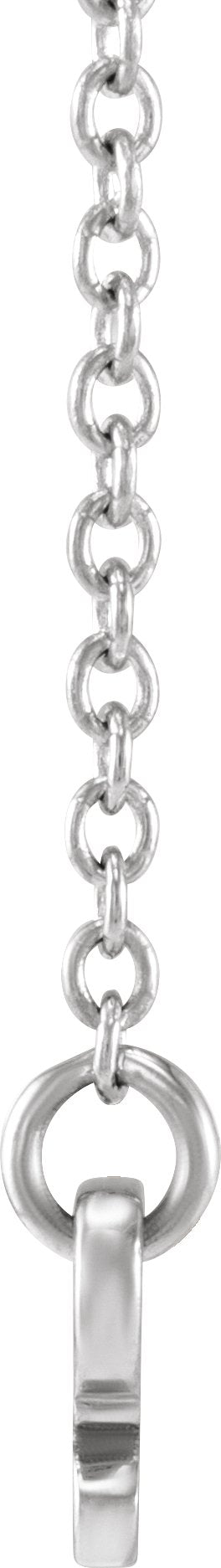 Platinum Sagittarius Necklace - view 3