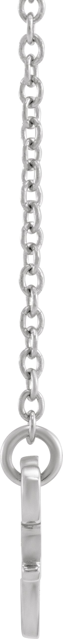 Platinum Gemini Necklace - view 3