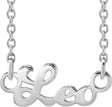 Platinum Leo Necklace