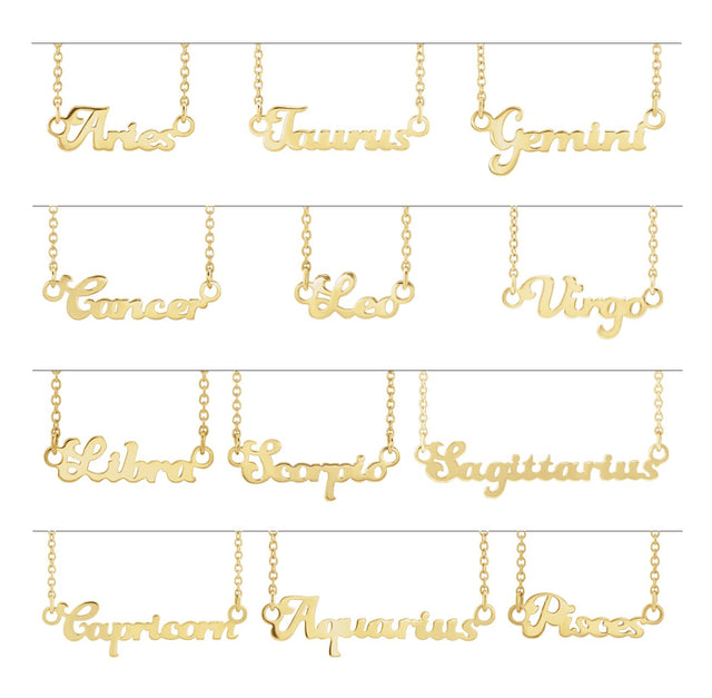 14K Gold Aries Necklace - Rose Gold - view 2