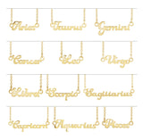 14K Gold Sagittarius Necklace - Rose Gold - view 2
