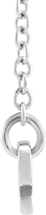 14K Gold Taurus Necklace - White Gold - view 2