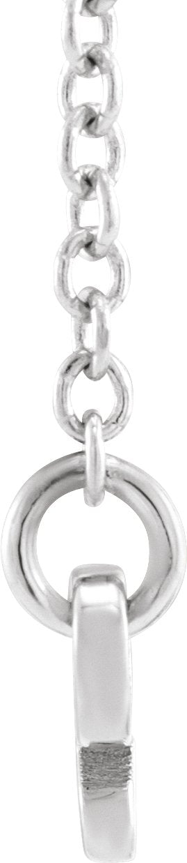 Platinum Taurus Necklace - view 3