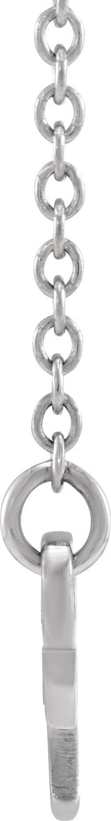 14K Gold Scorpio Necklace - White Gold - view 2
