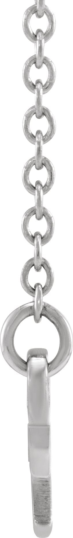 14K Gold Scorpio Necklace - White Gold - view 2