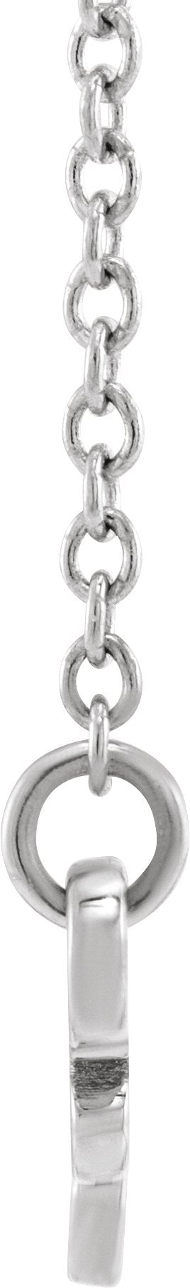 Platinum Aquarius Necklace - view 3