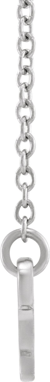 Platinum Capricorn Necklace - view 3