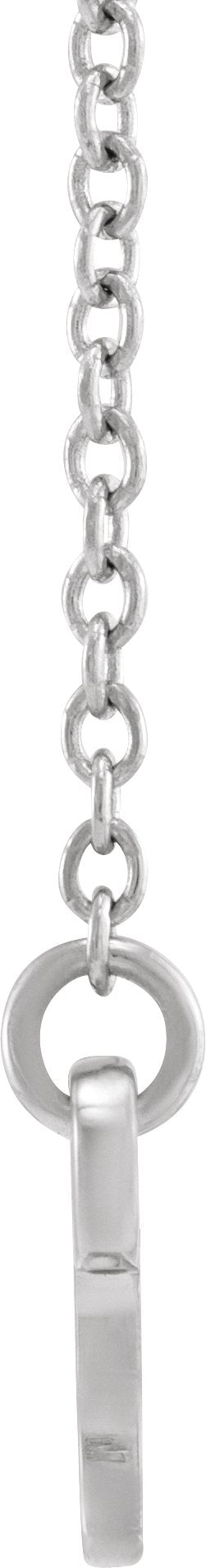 Platinum Capricorn Necklace - view 3