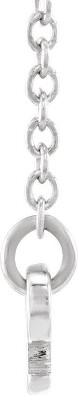 Platinum Libra Necklace - view 3