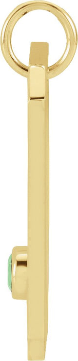 14K Gold Round Natural Diamond Zodiac Constellation Necklace or Pendant - Yellow Gold - view 4