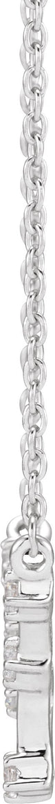 14K Gold Round Natural Diamond Constellation Zodiac Necklace - White Gold - view 4