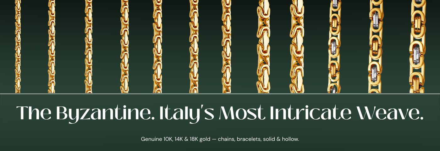 Italian Byzantine gold chain