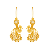 Brincos Lustre em Ouro Amarelo 14K 