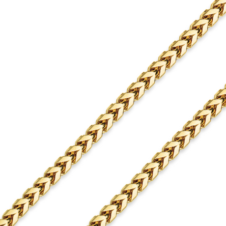 10K Gold Hollow Yellow Franco Bracelets | Italian Fashions