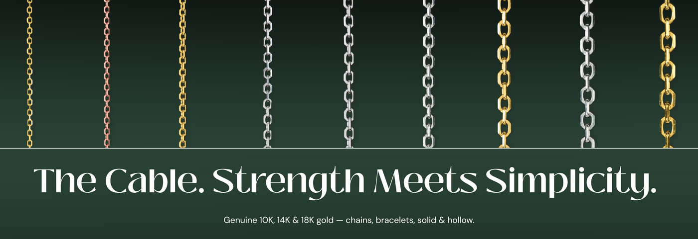 Italian gold cable chain
