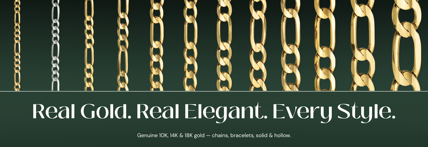 Italian gold chain necklaces