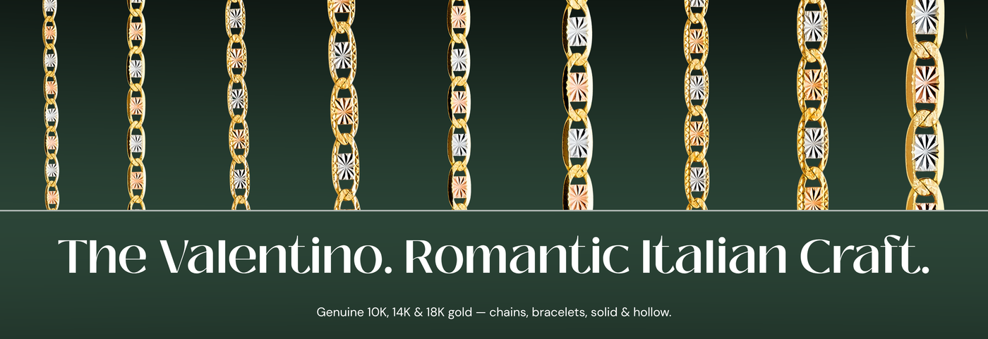 Italian Valentino gold chain